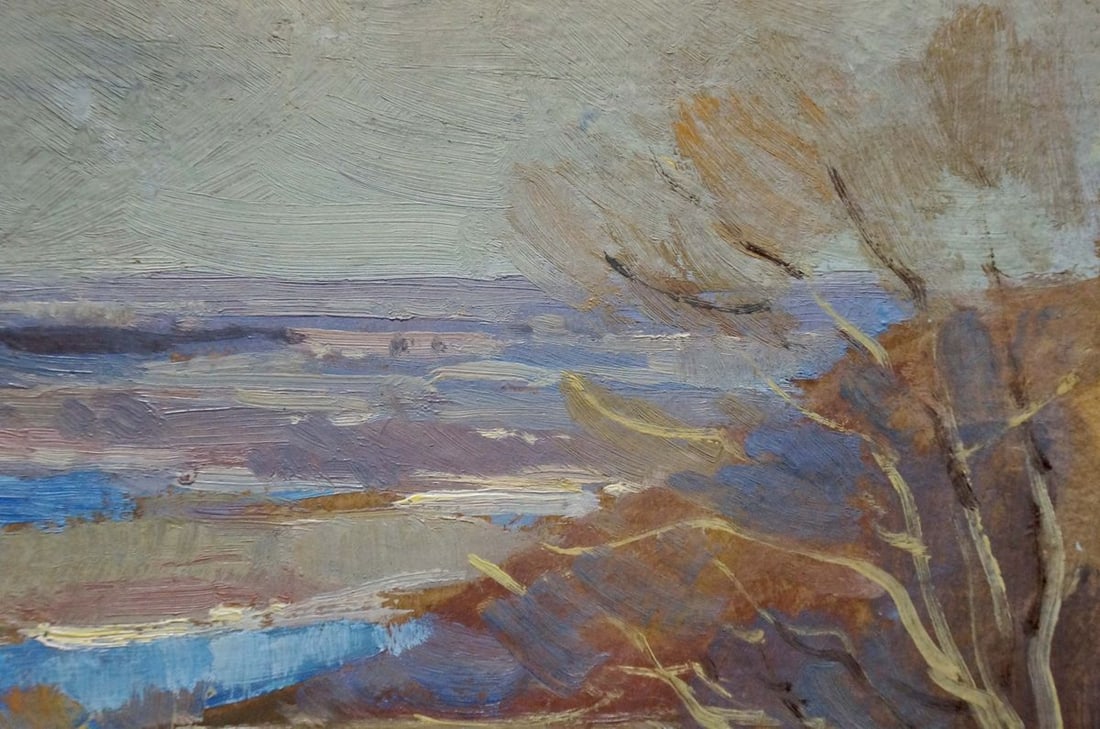 Oil painting Autumn landscape Buryachok Nikolay Ivanovich - 4