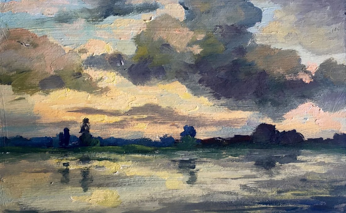 Oil painting Before the rain Svetlana Gramm (1 of 12)