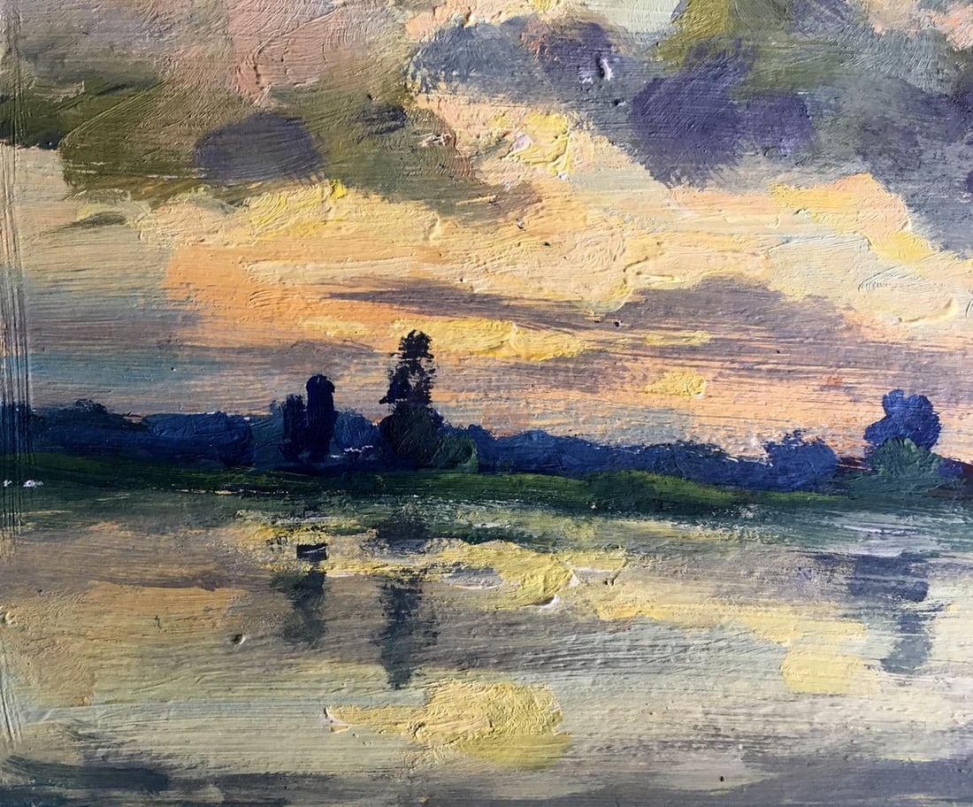 Oil painting Before the rain Svetlana Gramm - 4