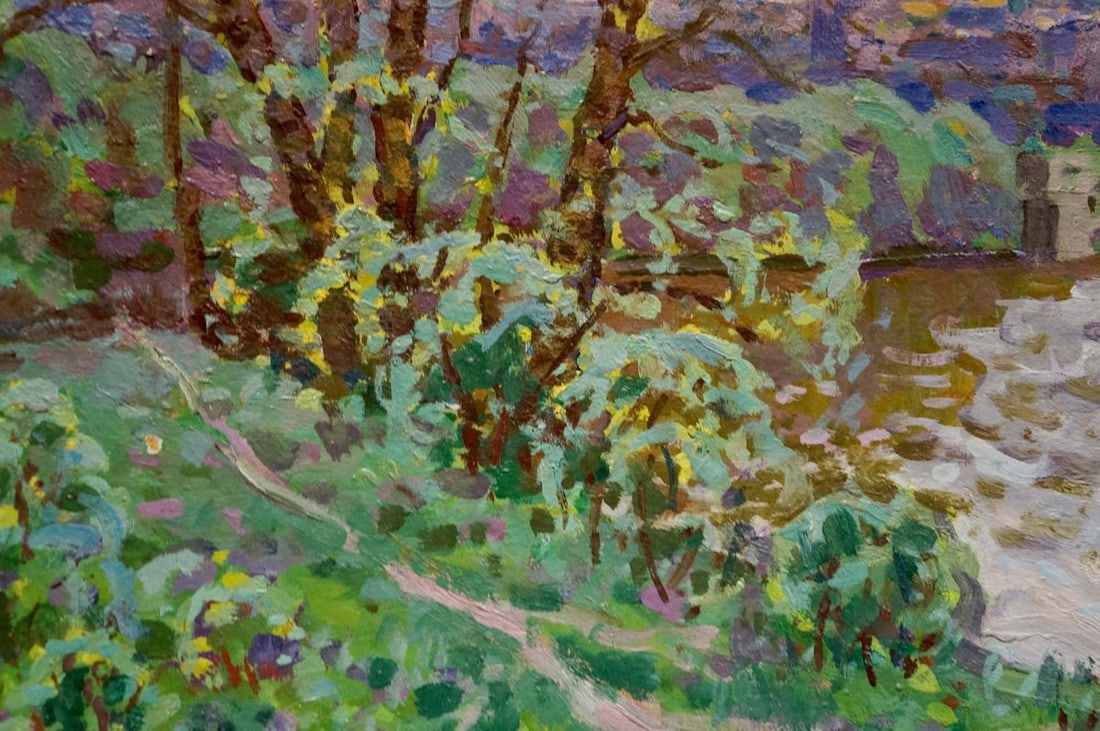 Oil painting City view Ruban Grigory Savelievich - 6