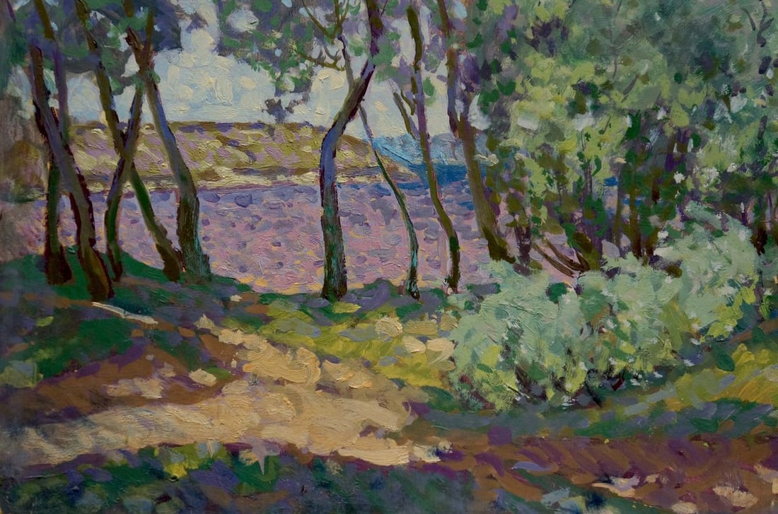 Oil painting Natural landscape Vasetsky Grigory Stepanovich - 2