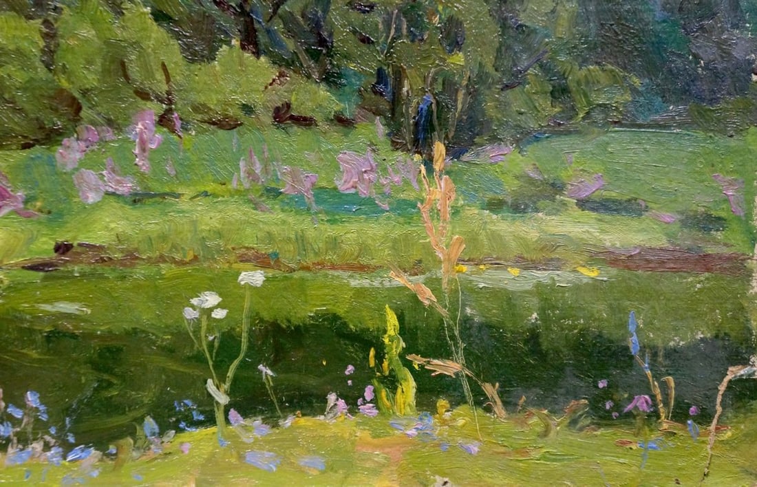 Oil painting Natural landscape Kalatsyuk Yakov Alekseevich - 5