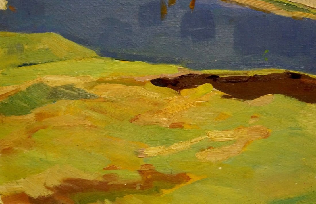Oil painting Forest landscape Scriabin Petr Dmitrievich - 2
