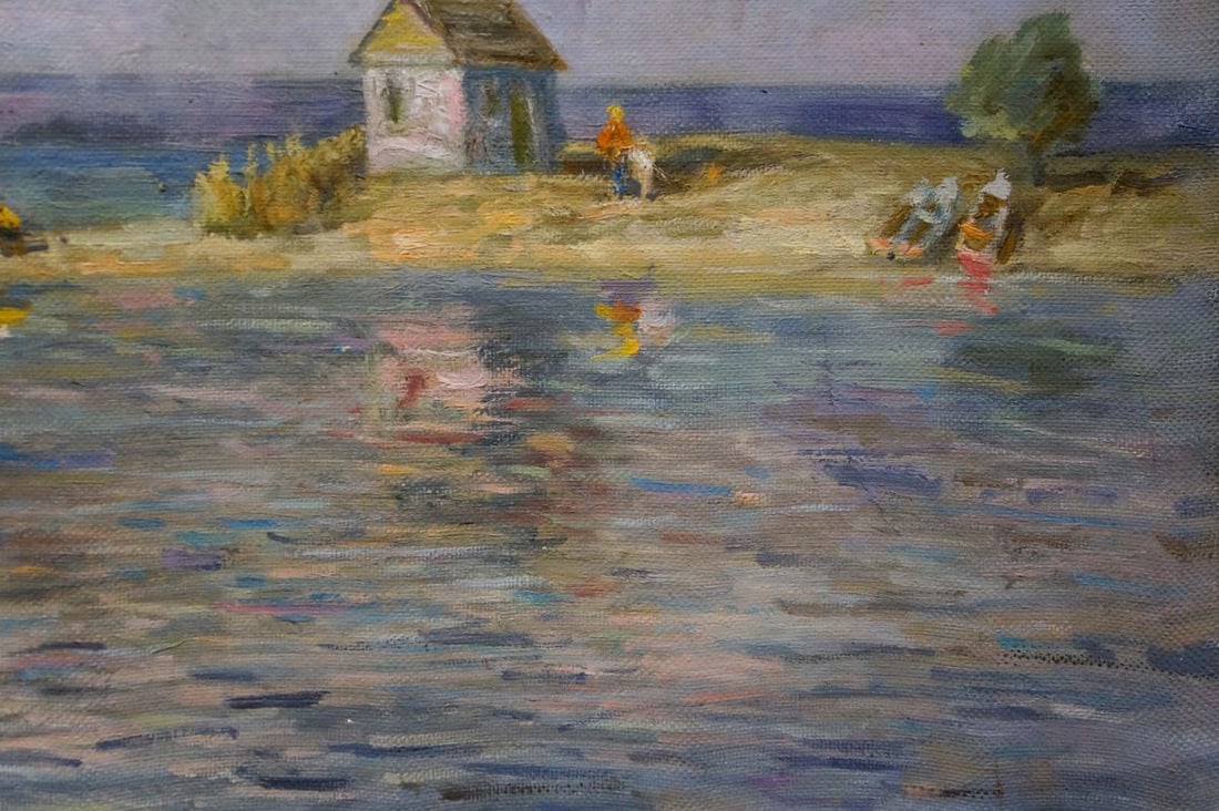 Oil painting Landscape with a bay Kucherov Alexander Alexandrovich - 5