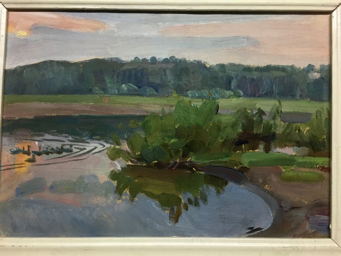 Oil painting Makogon Igor Ivanovich River - 2