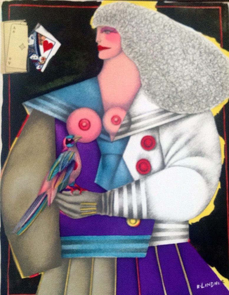 Richard Lindner Original Lithograph XXe Siecle 1974 - 2
