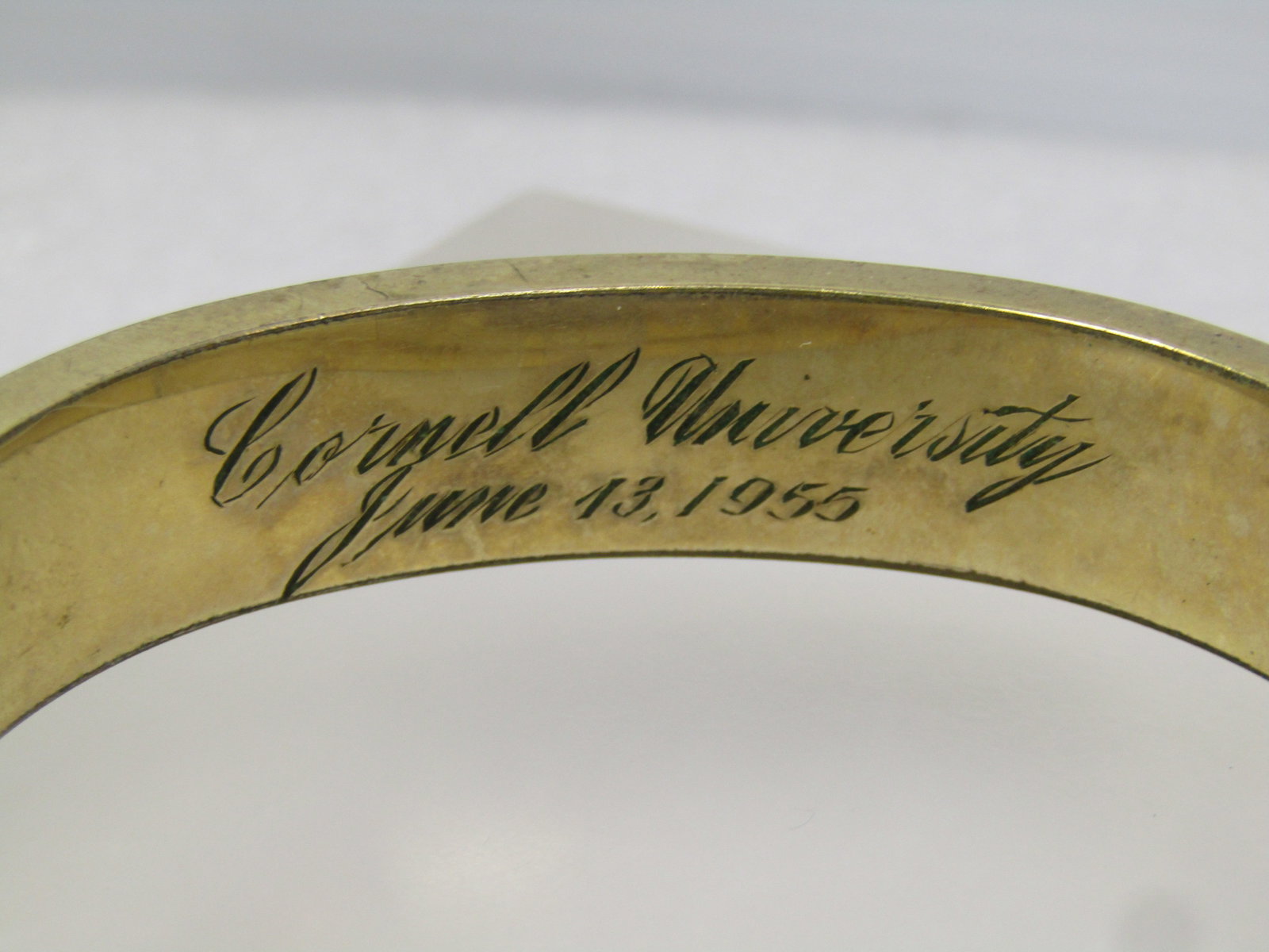 Vintage 12kt G.F. Hinged Engraved Bangle Bracelet, 1950's, Signed - 2