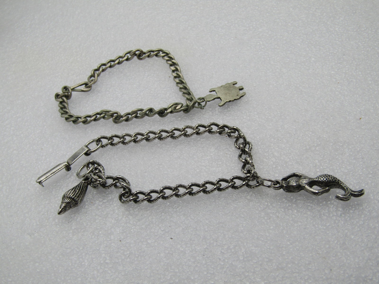 2 Vintage Charm Bracelets, Sea and Coat-of-Arms, 1950's-1960's - 4