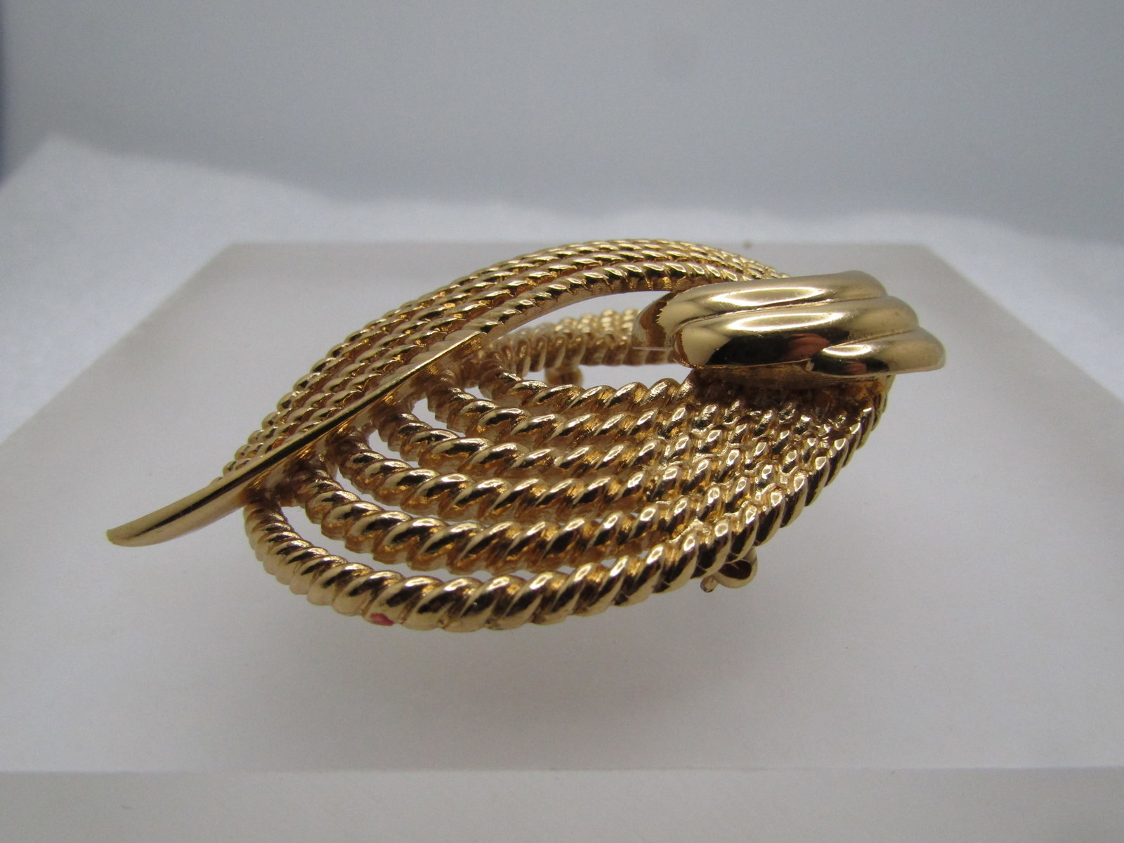 Vintage Monet Looped Bow Brooch, Multi-Strand Design, 1960's-1970's - 5