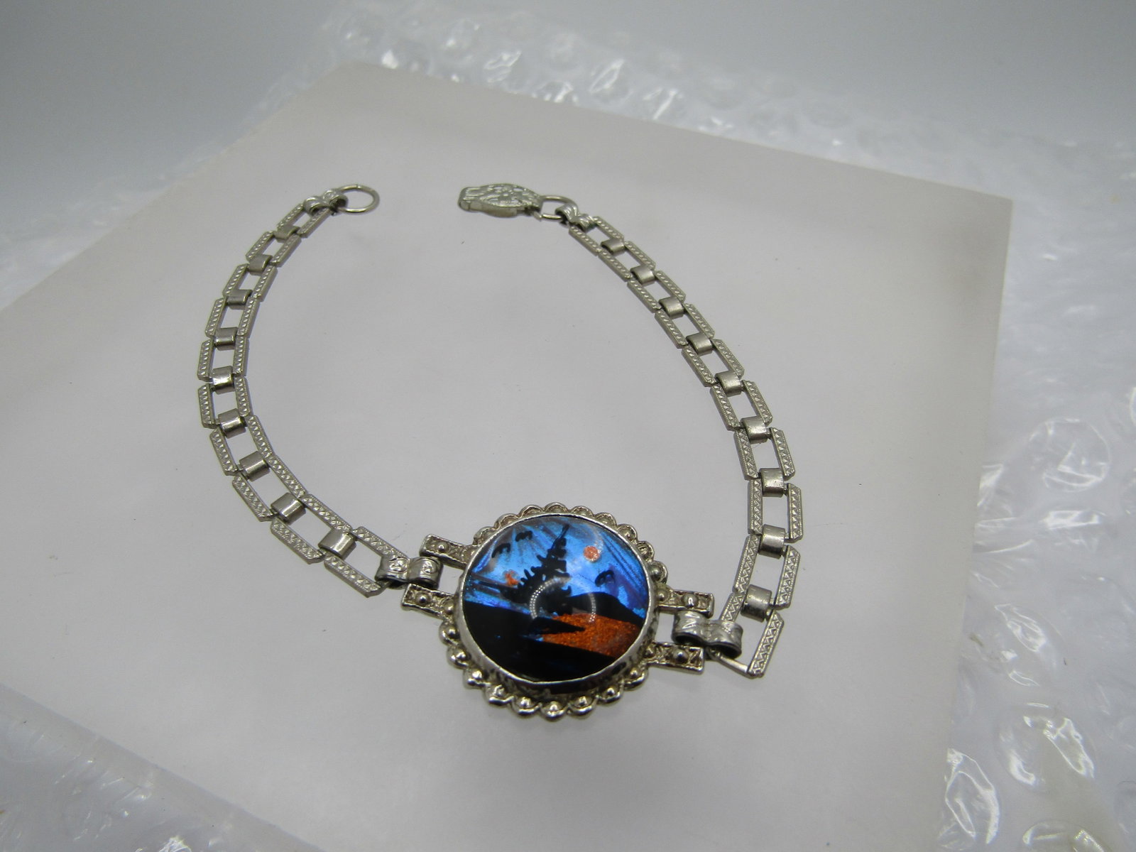 Vintage Morpho Sunrise/Sunset Bracelet, 7", 1950's-1960's (1 of 6)