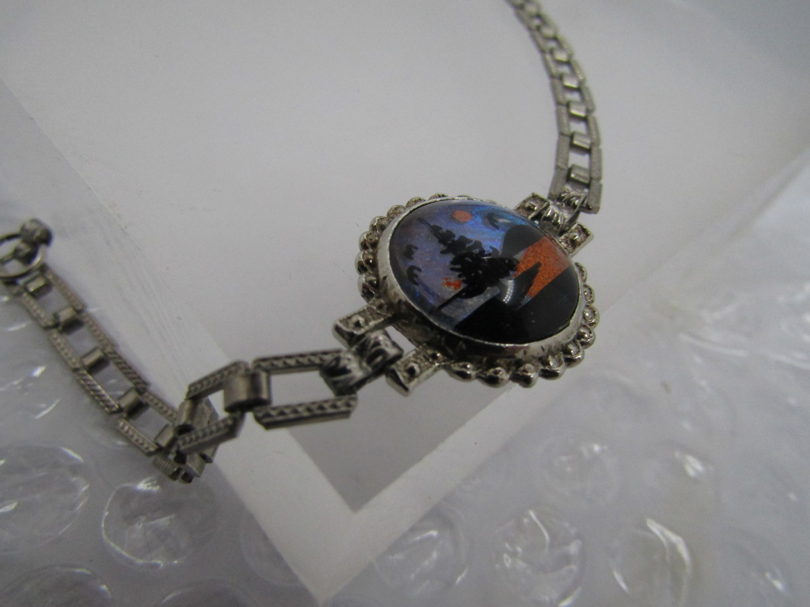 Vintage Morpho Sunrise/Sunset Bracelet, 7", 1950's-1960's - 3
