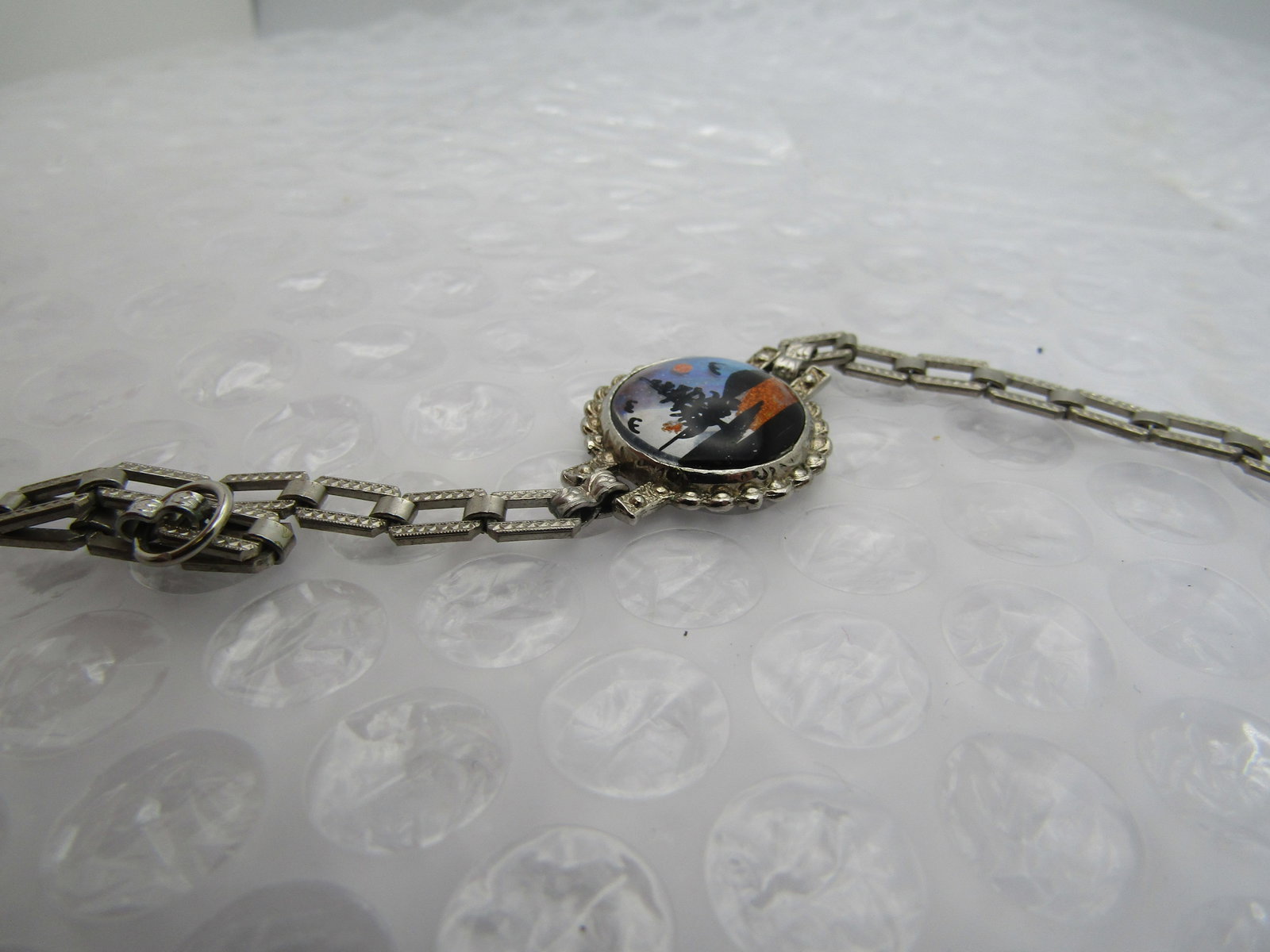 Vintage Morpho Sunrise/Sunset Bracelet, 7", 1950's-1960's - 4