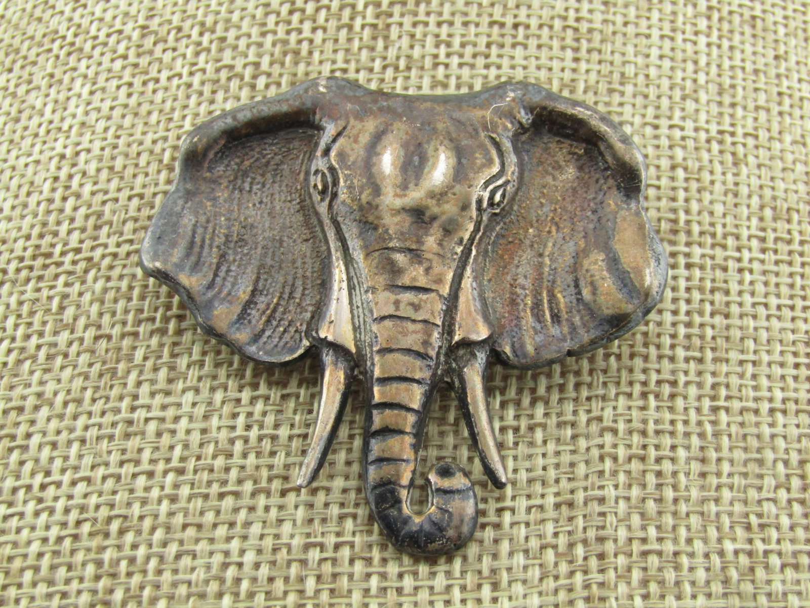 Vintage Sterling Silver Elephant Brooch, 1980's (1 of 5)