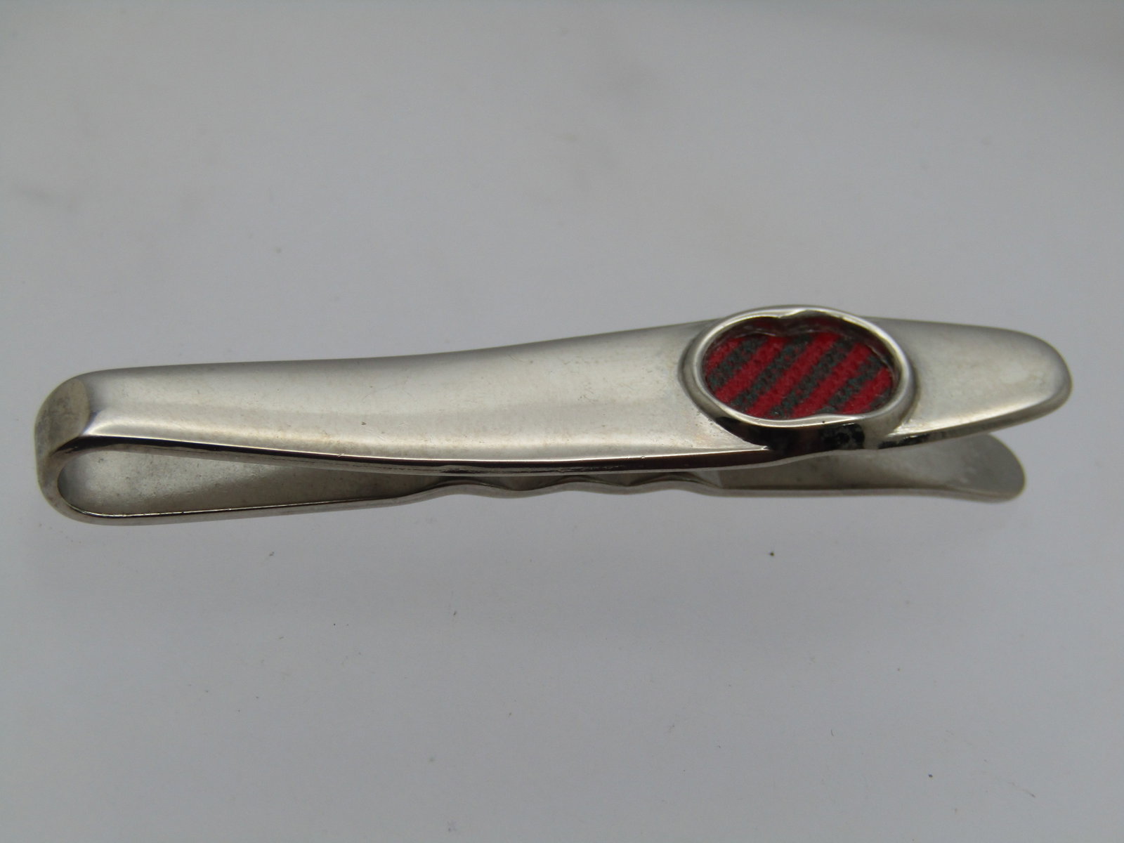 Vintage Gucci Red Striped Tie Bar, Accessory Collection, 1980's-1990's - 6
