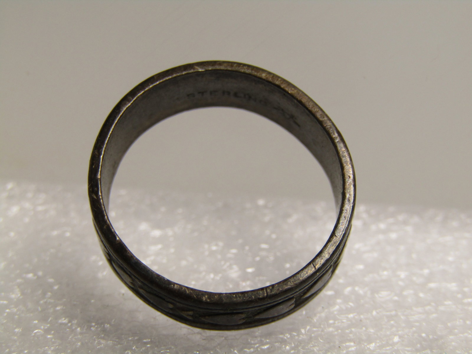 Vintage Heart Band Ring, Sz. 7, 1960's-1970's, Signed Vargas - 6