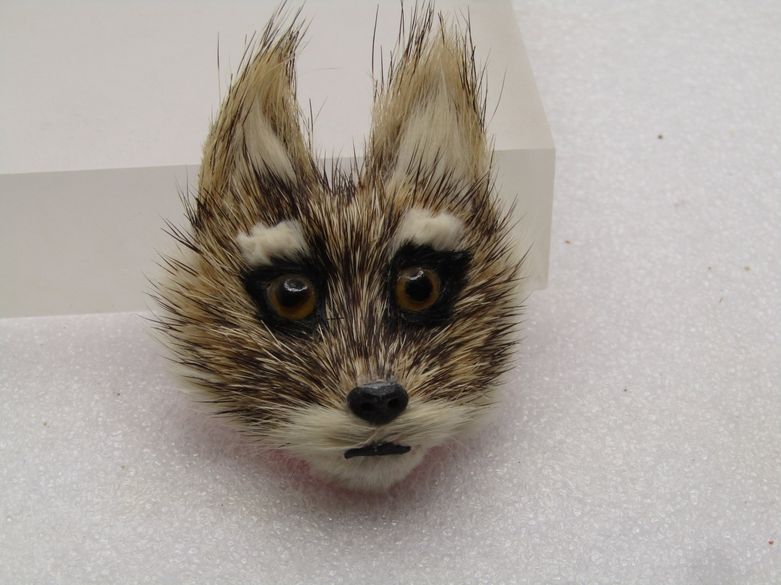 Vintage Fox Face Fur Brooch, 1950's-1960's. Handmade. Helsinki - 4
