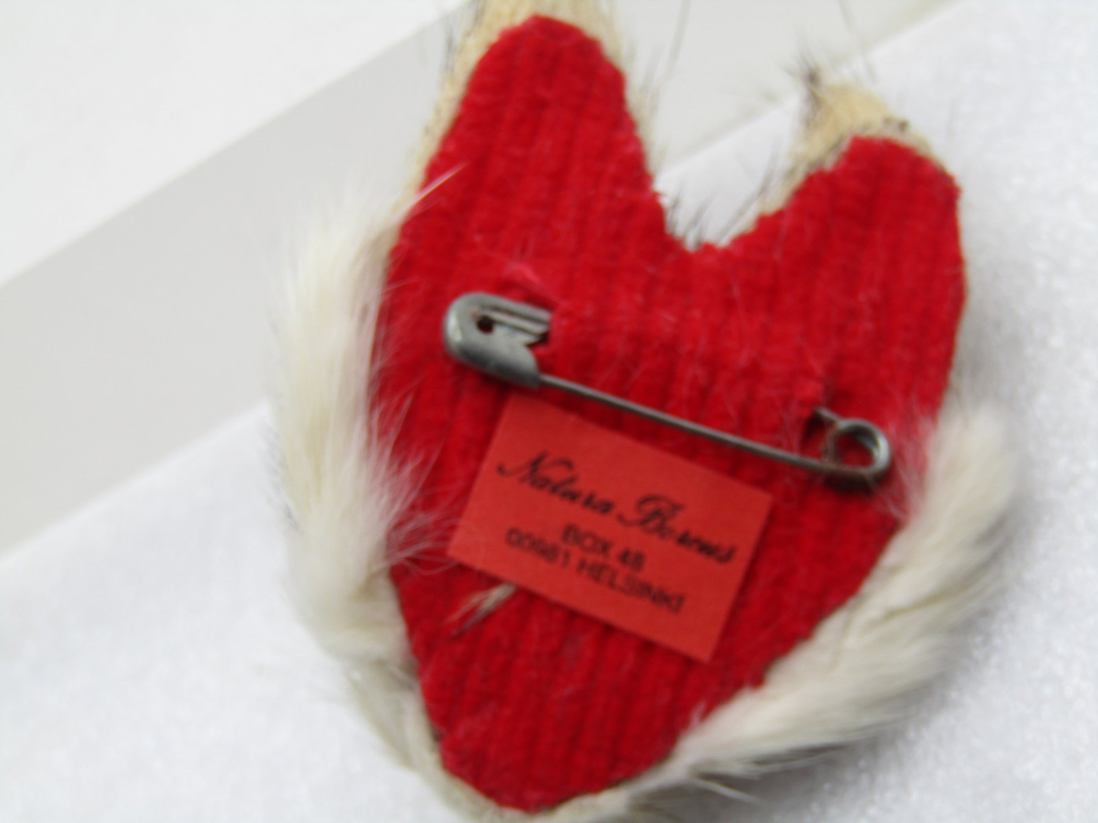 Vintage Fox Face Fur Brooch, 1950's-1960's. Handmade. Helsinki - 5