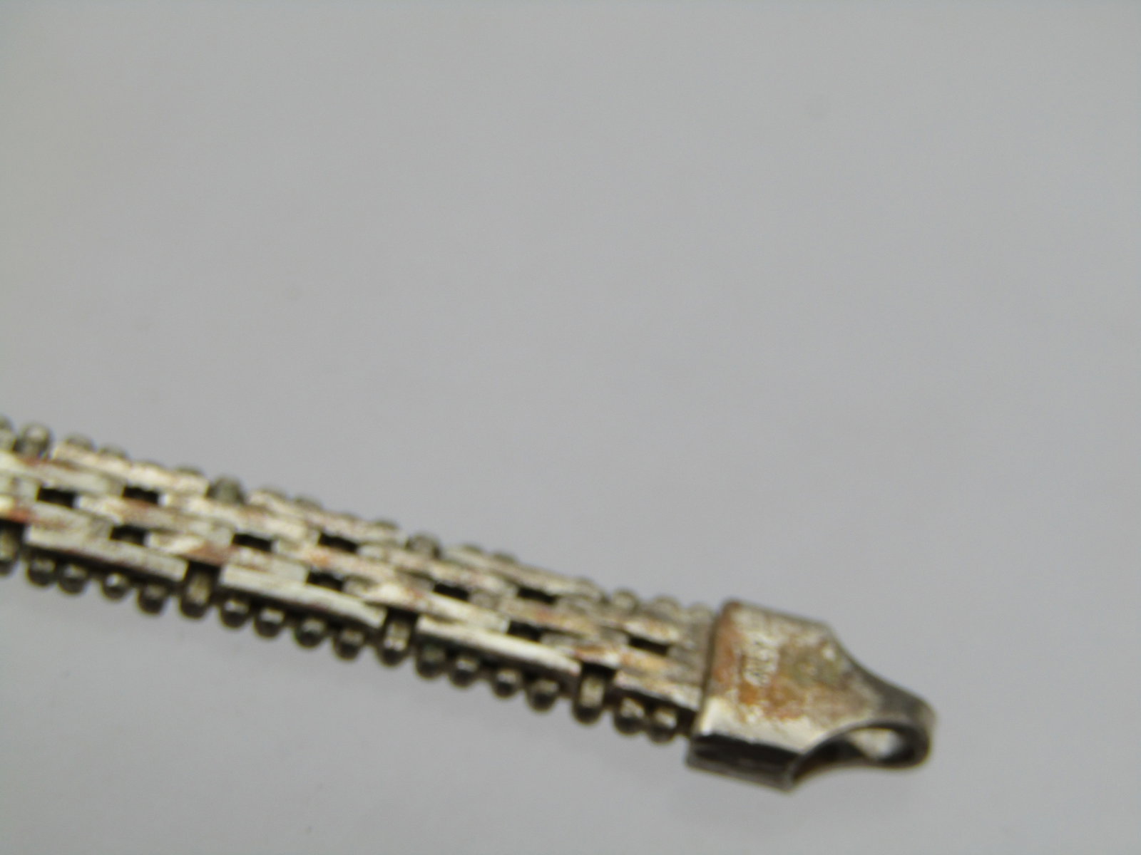 Vintage Sterling Woven 5mm Bracelet, 7", Italy, 1980's-1990's - 4