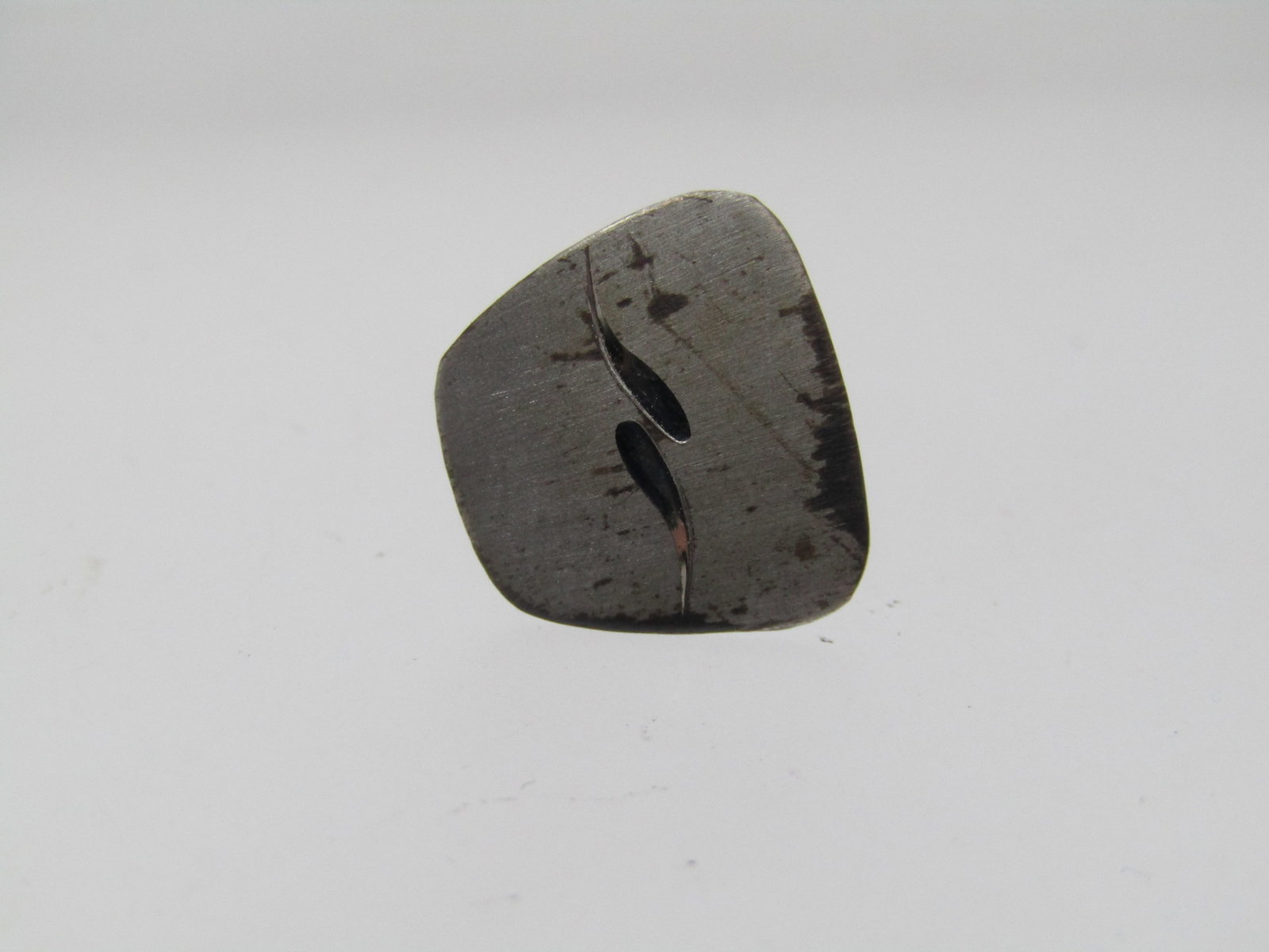 Vintage Sterling Tack Pin, Etched Design, 1960's - 2