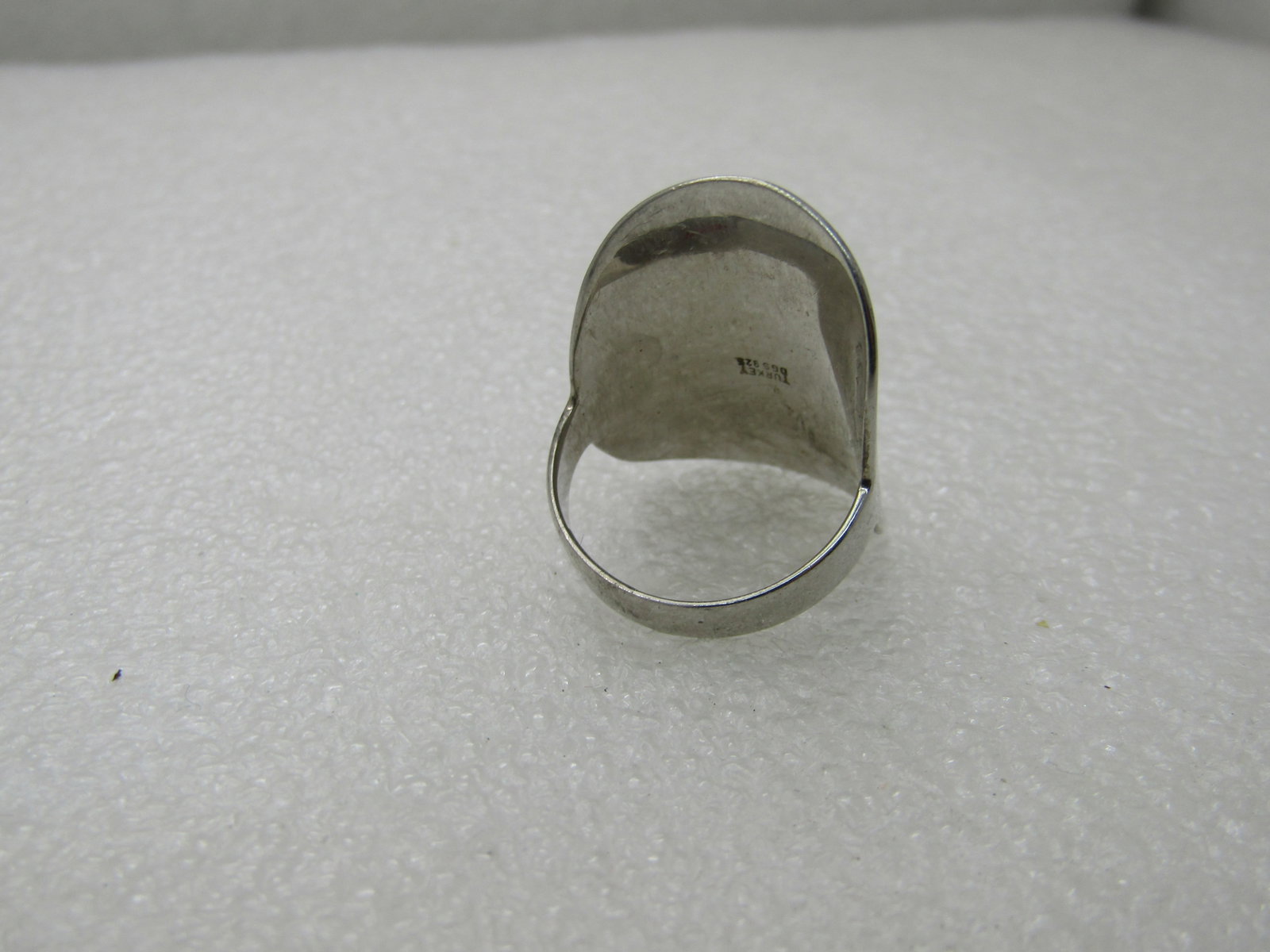 Vintage Sterling Silver Mod Ring, Sz. 9.25, Signed DGS - 2