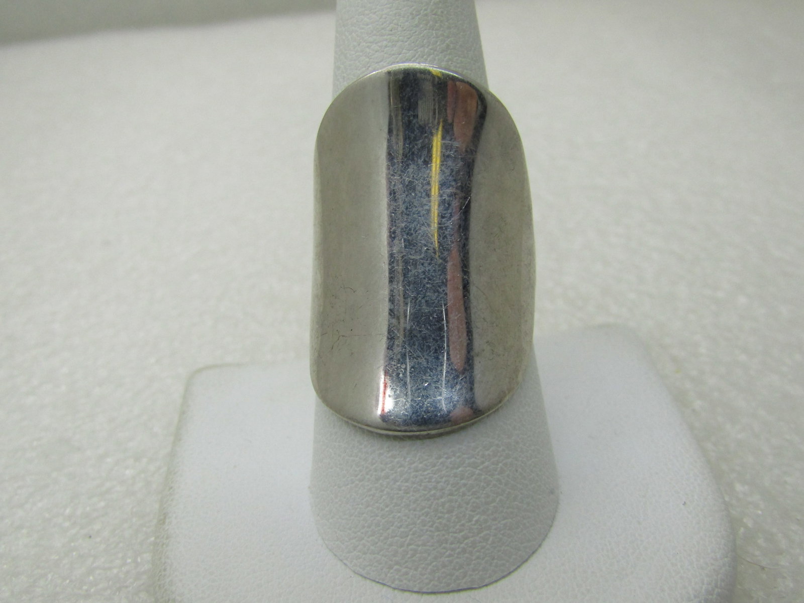 Vintage Sterling Silver Mod Ring, Sz. 9.25, Signed DGS - 3