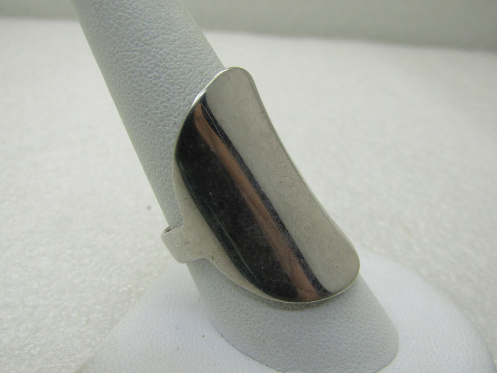 Vintage Sterling Silver Mod Ring, Sz. 9.25, Signed DGS - 5