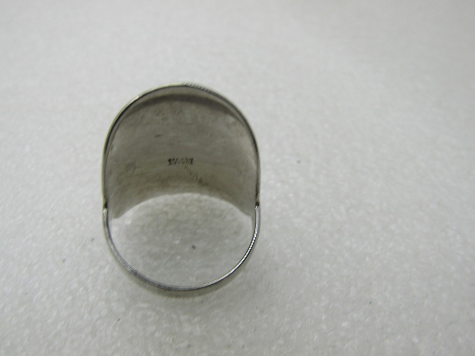 Vintage Sterling Silver Mod Ring, Sz. 9.25, Signed DGS - 7
