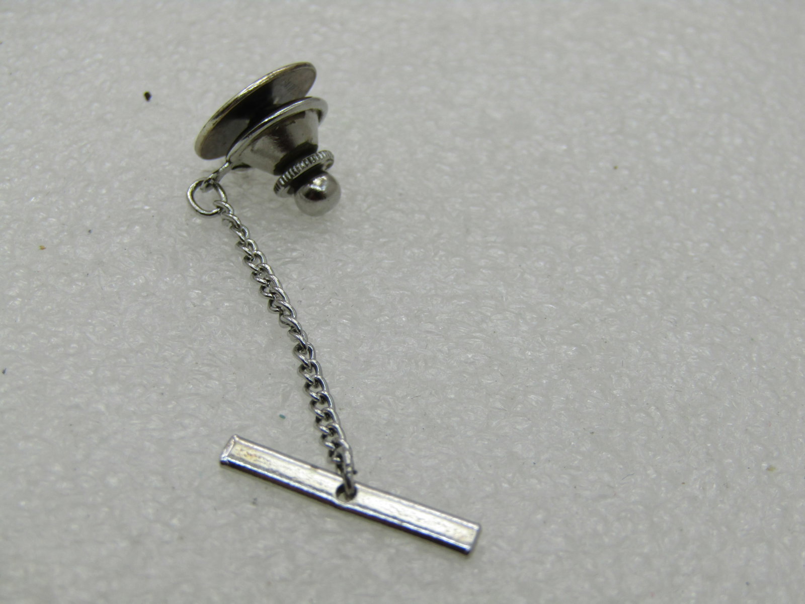 Vintage Sterling Silver N.C.M. Tack Pin, Engraved. 1/2" Circle, 1.08 Grams - 6