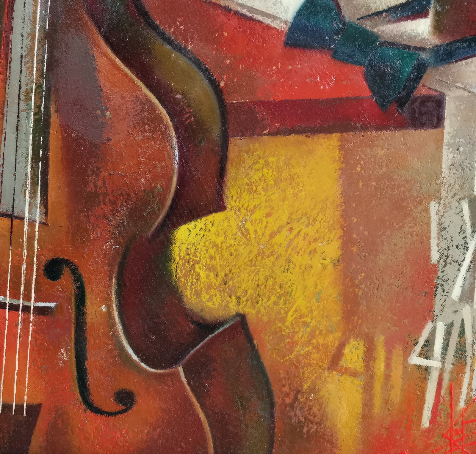 Abstract Oil painting Near jazz Oksana Kyrylenko - 4