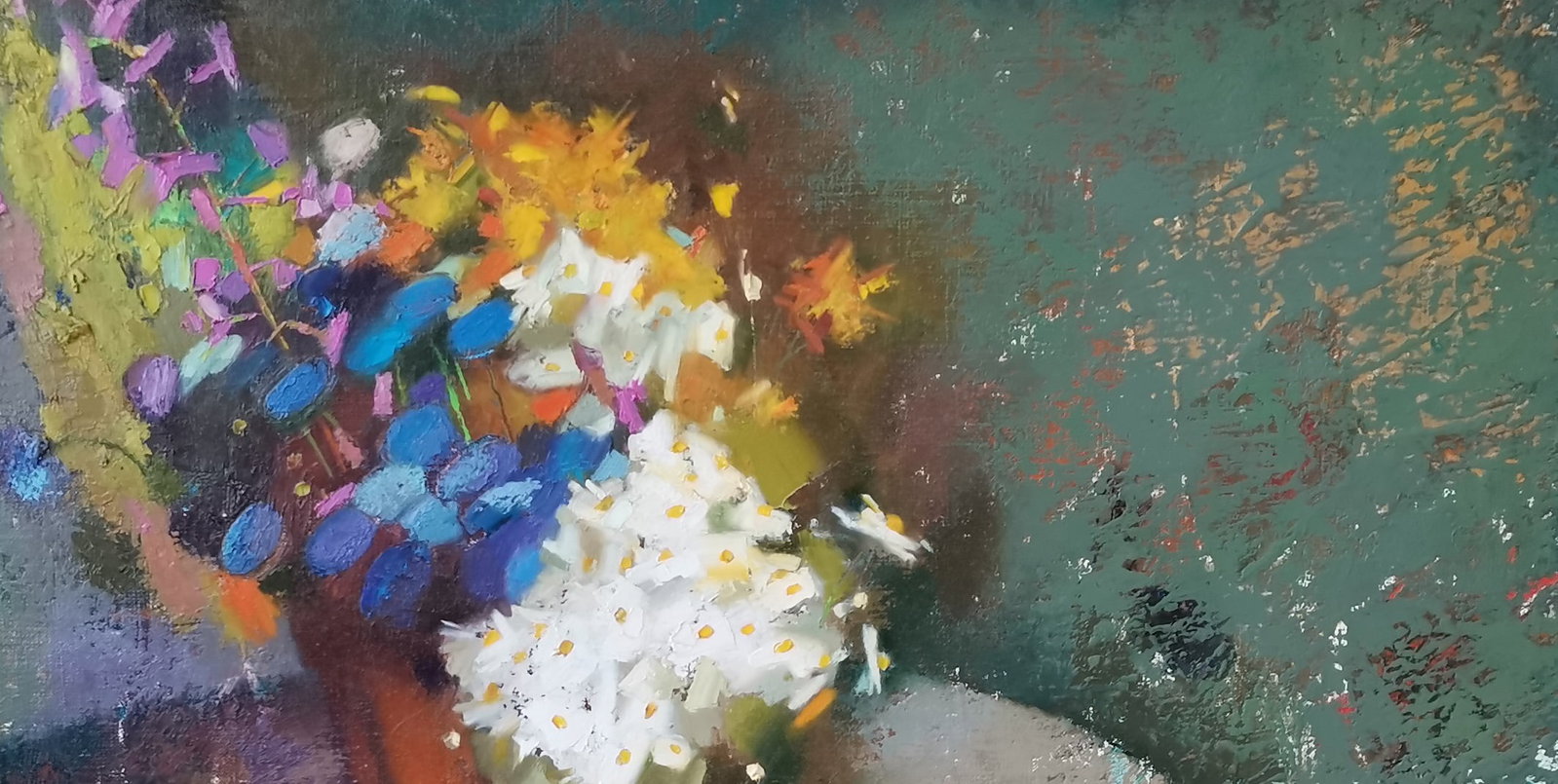 Abstract Oil painting Strawberries Oksana Kyrylenko - 5