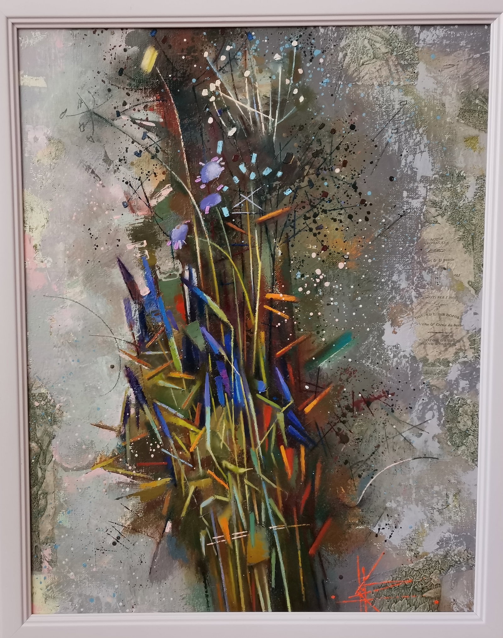 Abstract Oil painting Autumn mind Oksana Kyrylenko - 2