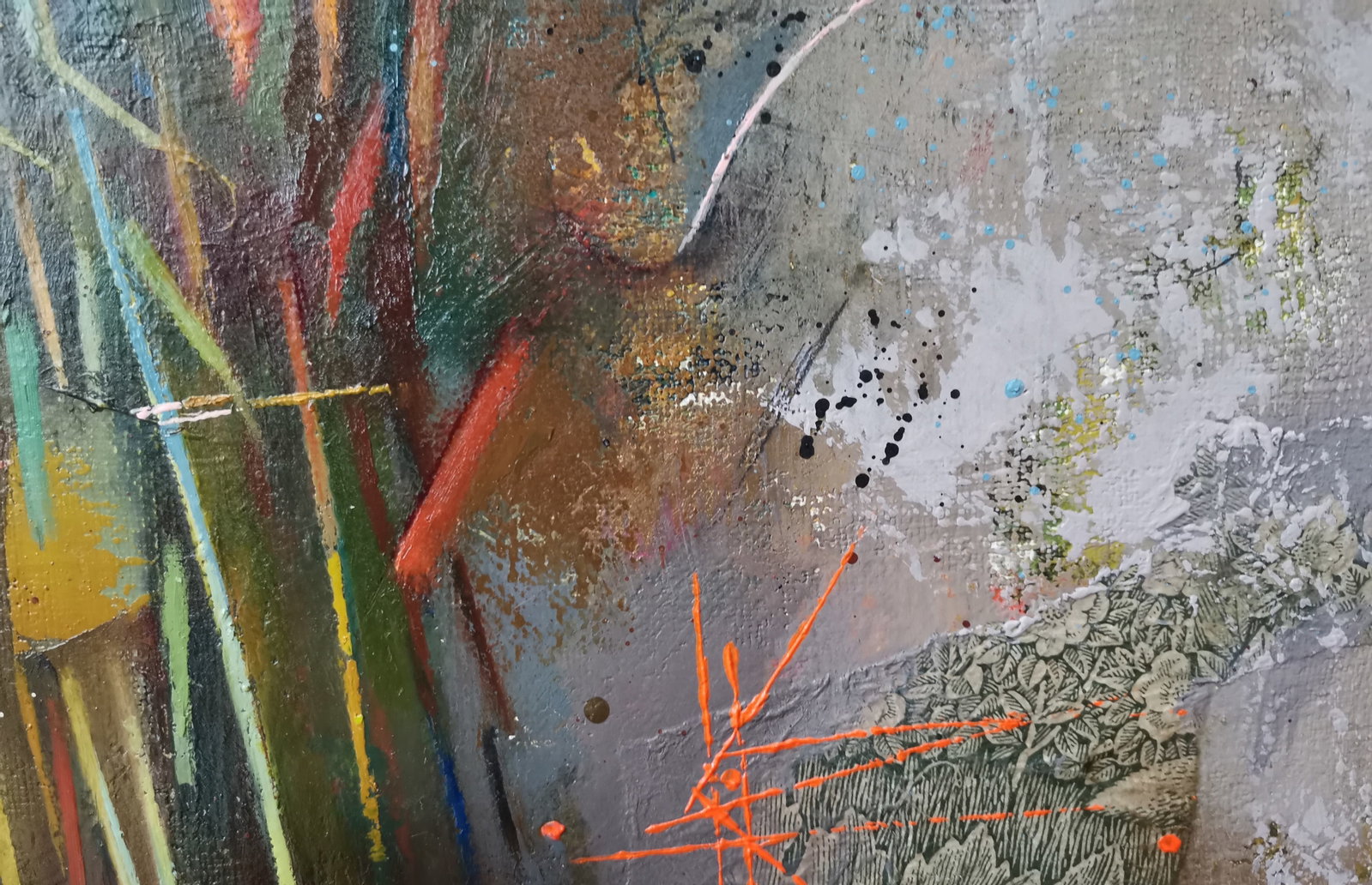 Abstract Oil painting Autumn mind Oksana Kyrylenko - 3