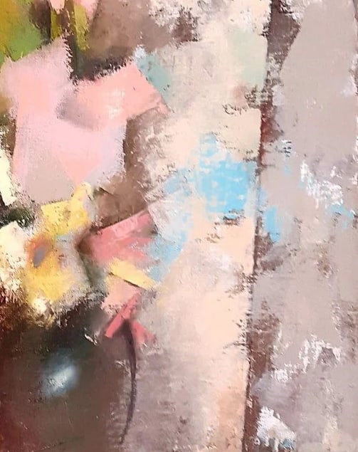 Abstract Oil painting Bouquet Oksana Kyrylenko - 5