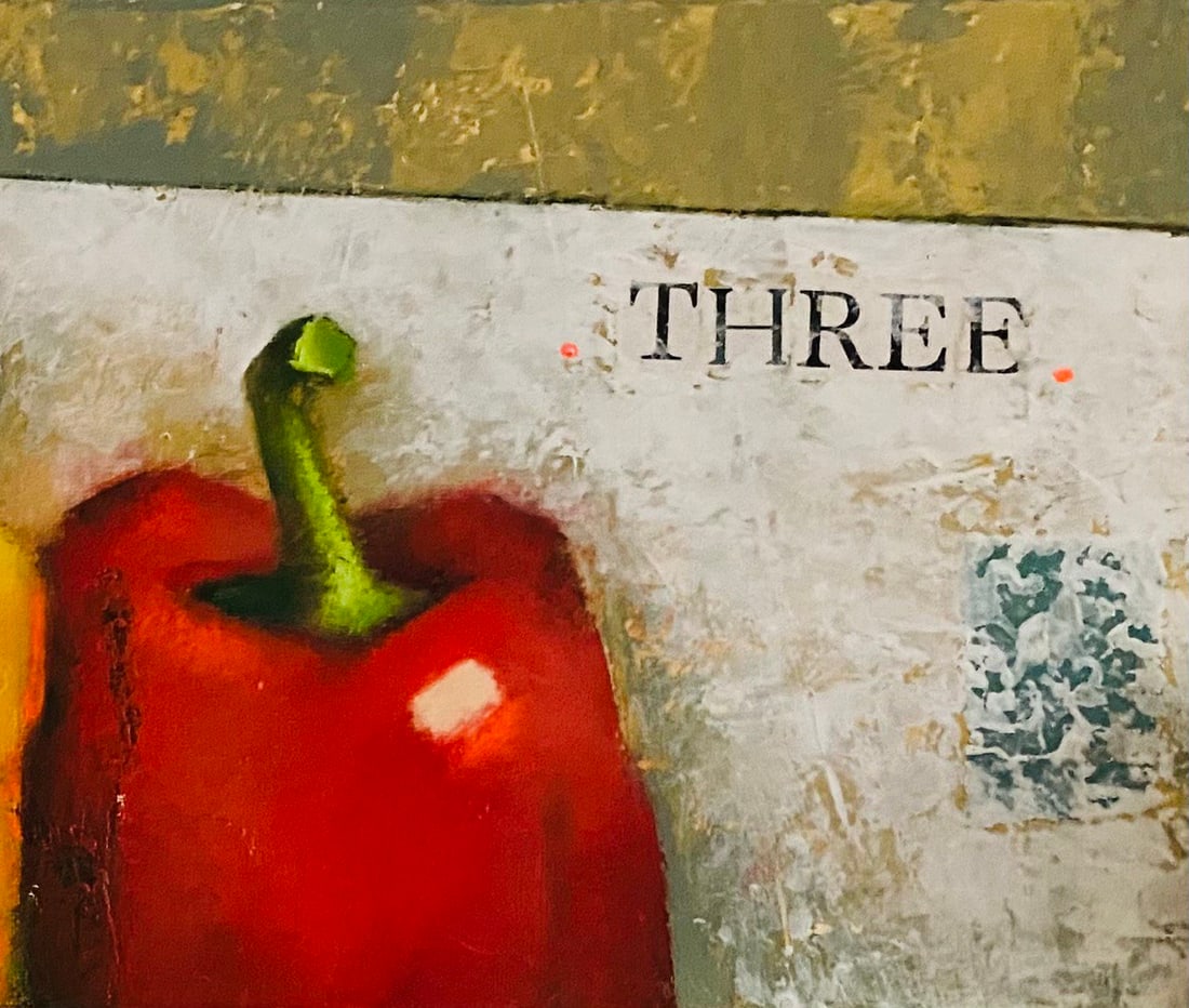 Abstract Oil painting Three Oksana Kyrylenko - 3
