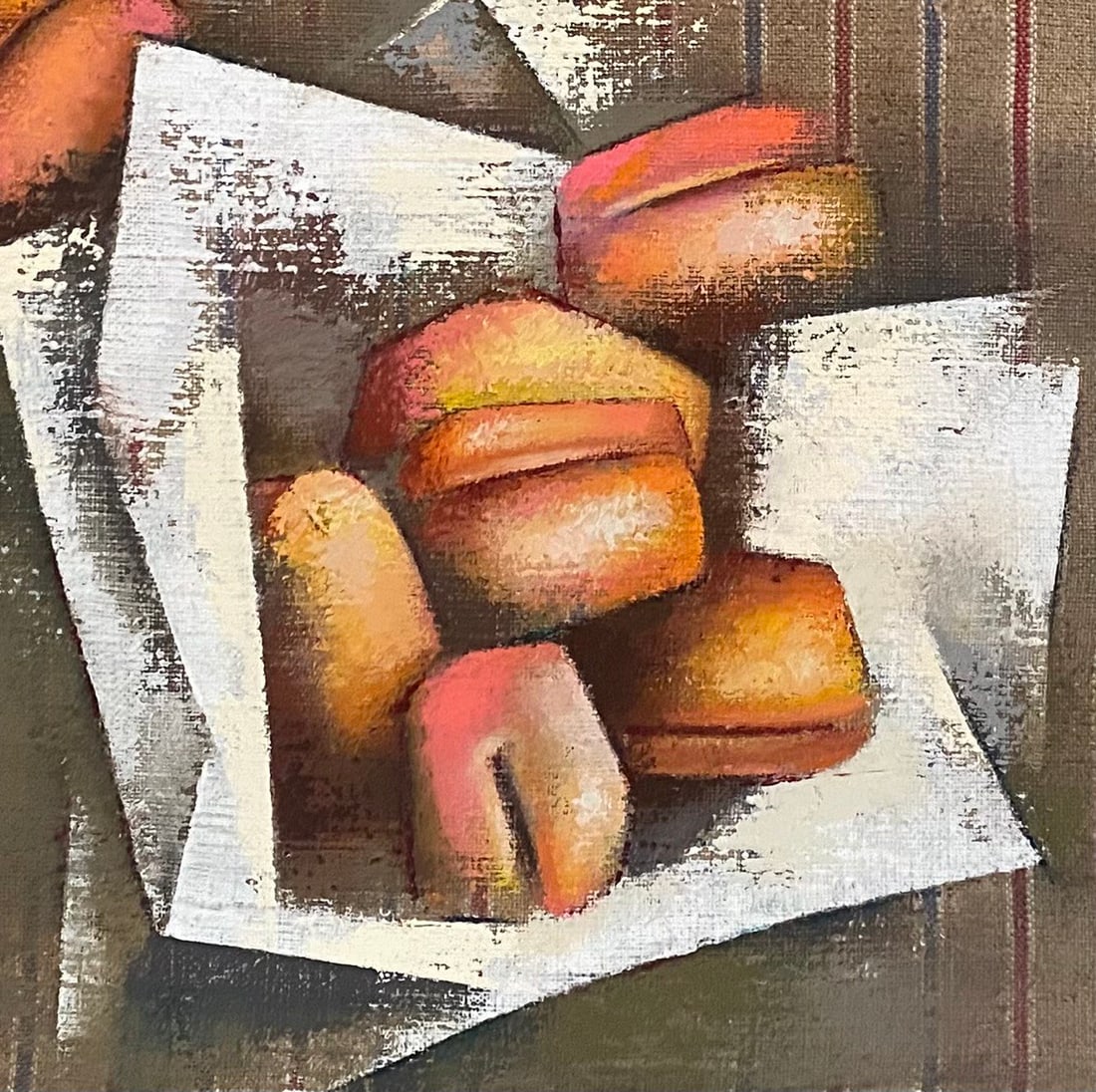 Abstract Oil painting Apricots Oksana Kyrylenko - 2
