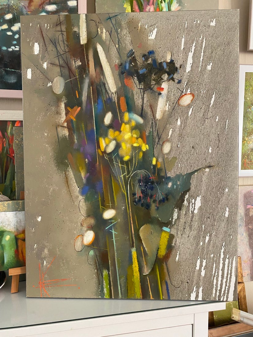 Abstract Oil painting November Oksana Kyrylenko - 2