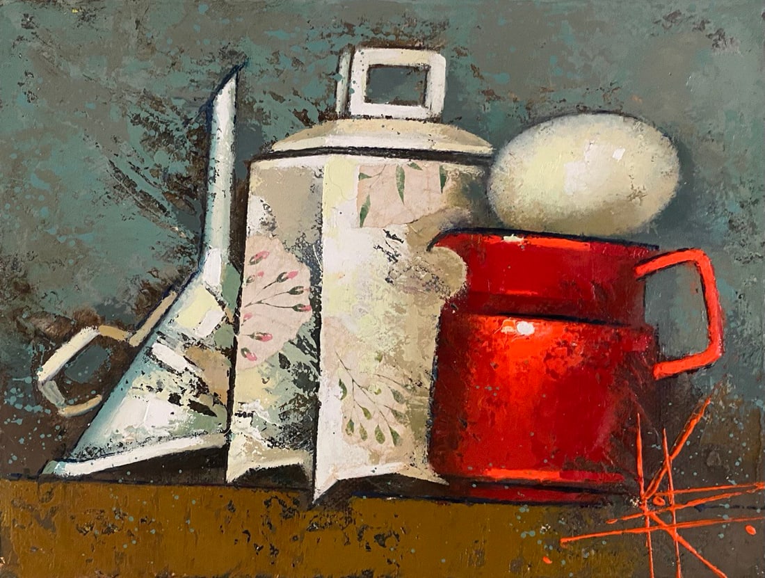 Abstract Oil painting Bouquet Oksana Kyrylenko: Title: Abstract Oil painting Bouquet Oksana Kyrylenko Description: 161KOR Painter: Oksana Kyrylenko S?ze: 40x30 cm/15,74x11,81 inches Components: oil, canvas, Original painting from our collection ERA