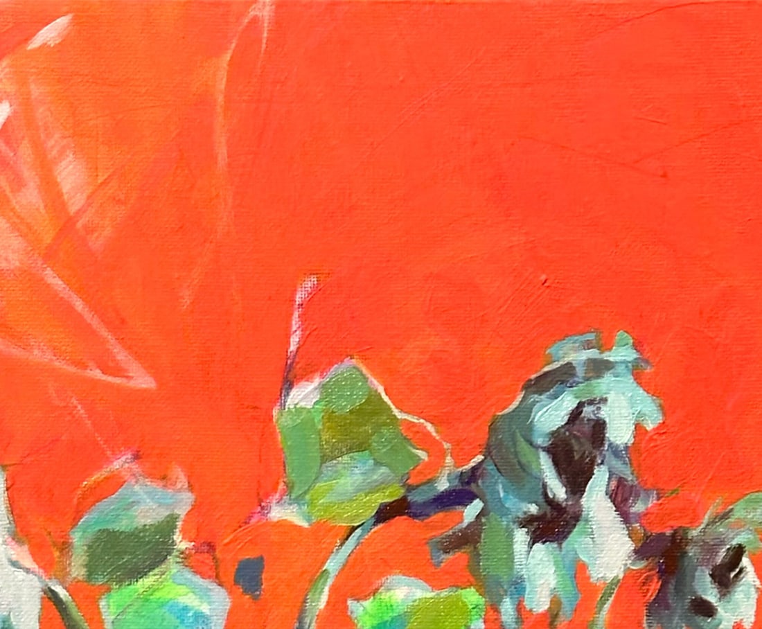 Oil still life painting Sunflowers Ivan T. - 4