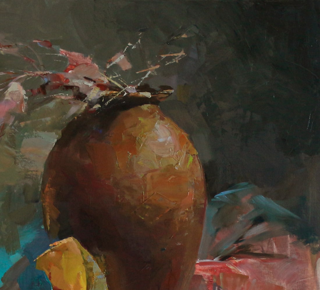 Oil still life painting Pumpkins Ivan T. - 6