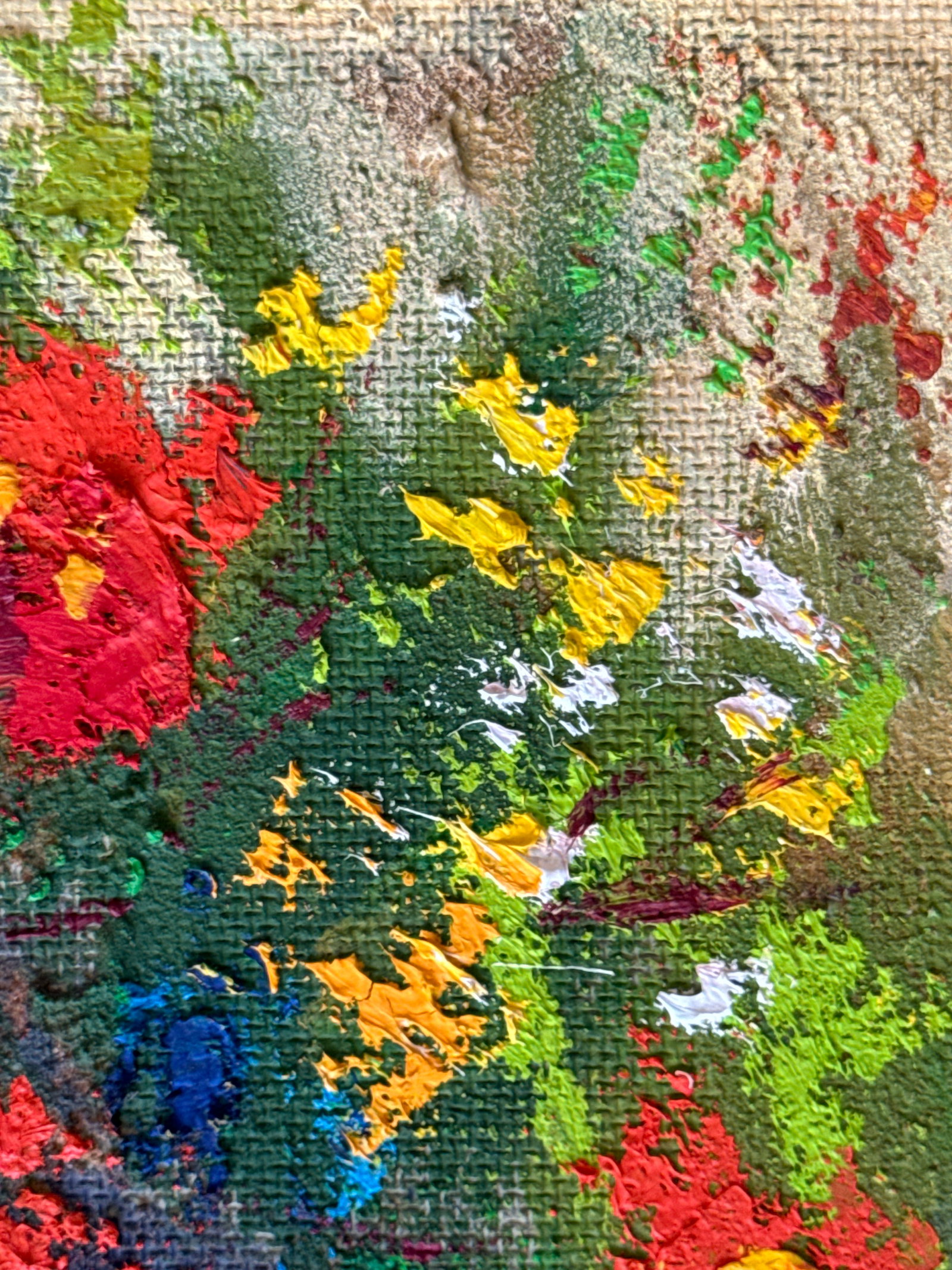 Oil painting with frame Flowers K. Leonid - 5