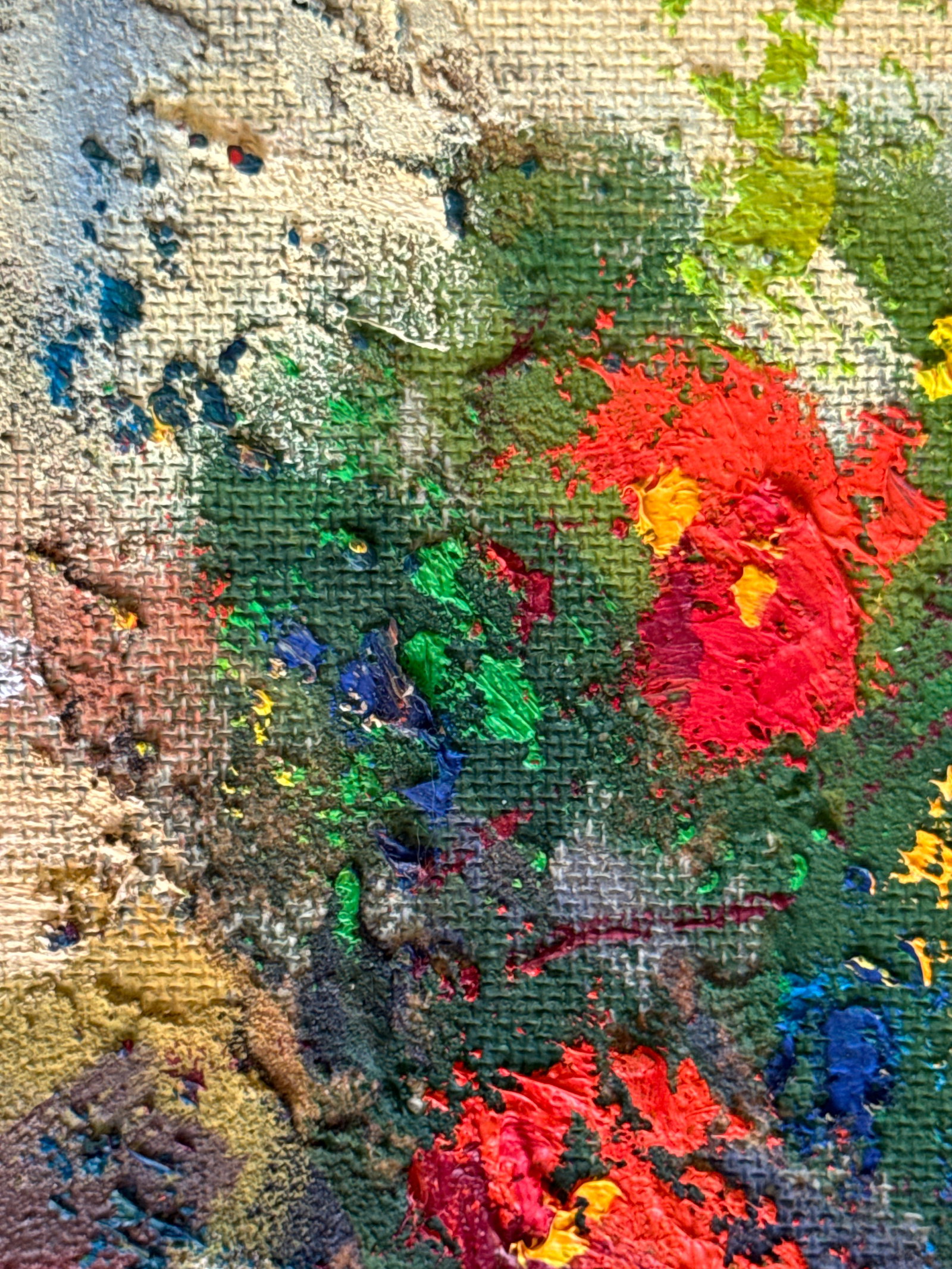 Oil painting with frame Flowers K. Leonid - 6