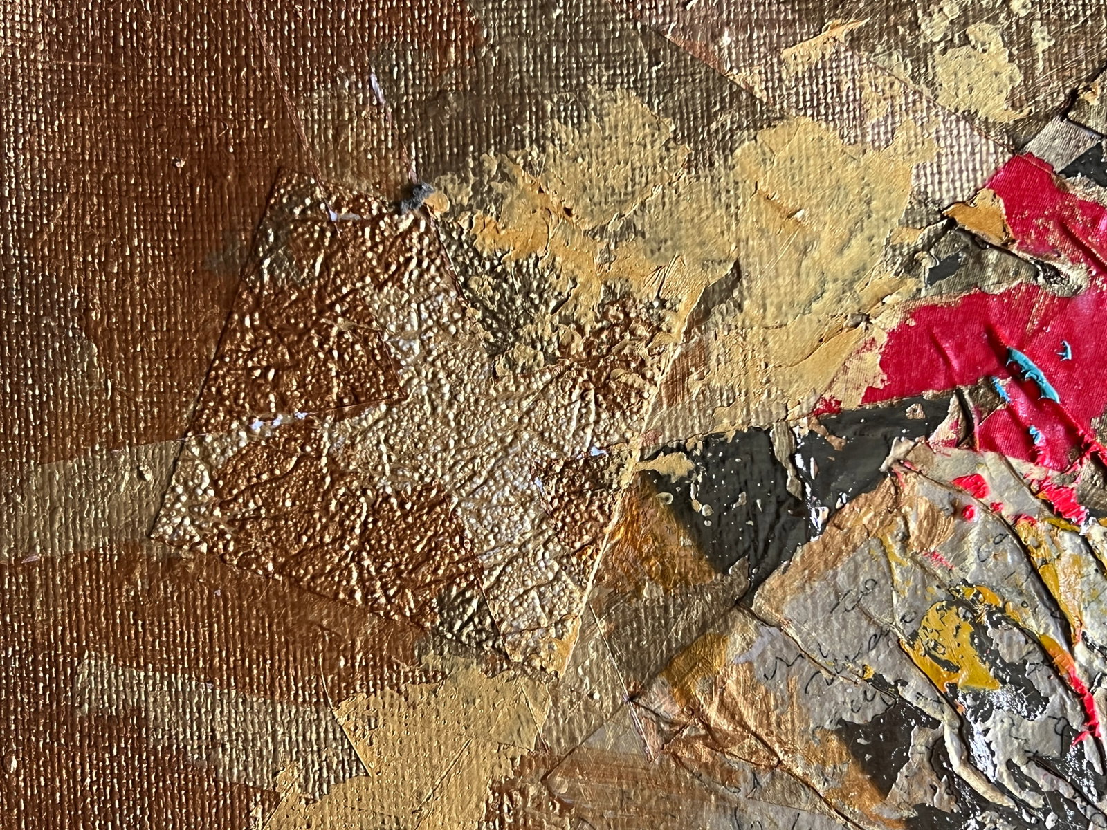 Perception Oil painting with frame gold K. Leonid - 12