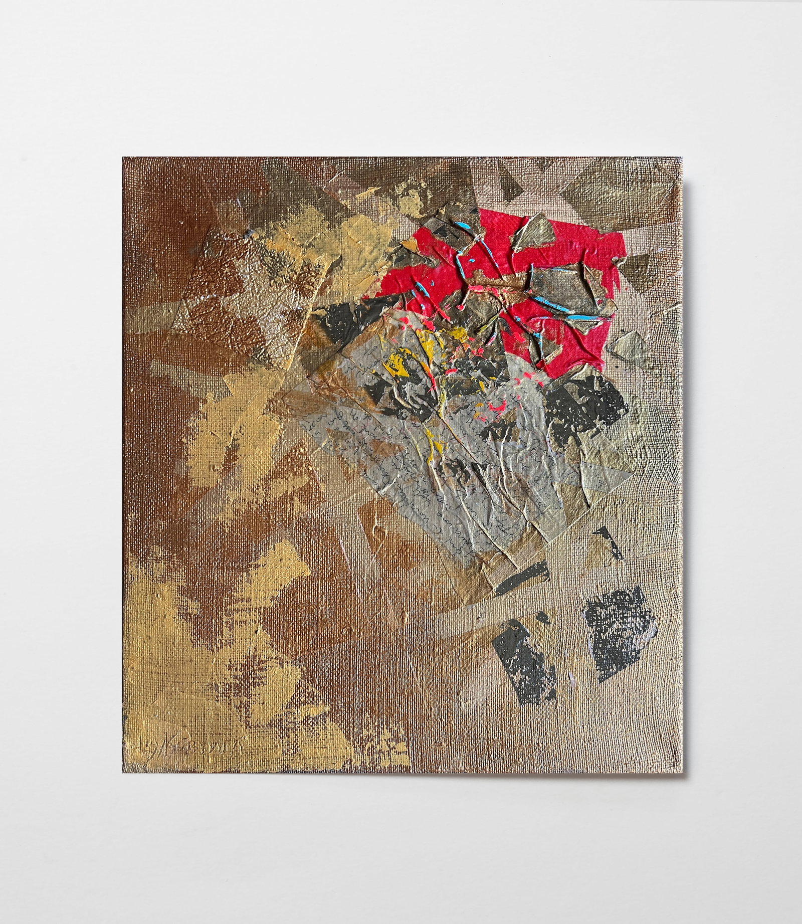 Perception Oil painting with frame gold K. Leonid - 2