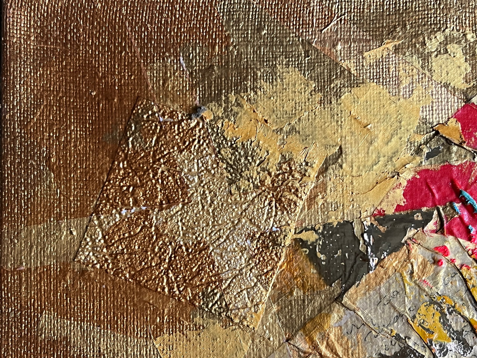 Perception Oil painting with frame gold K. Leonid - 4