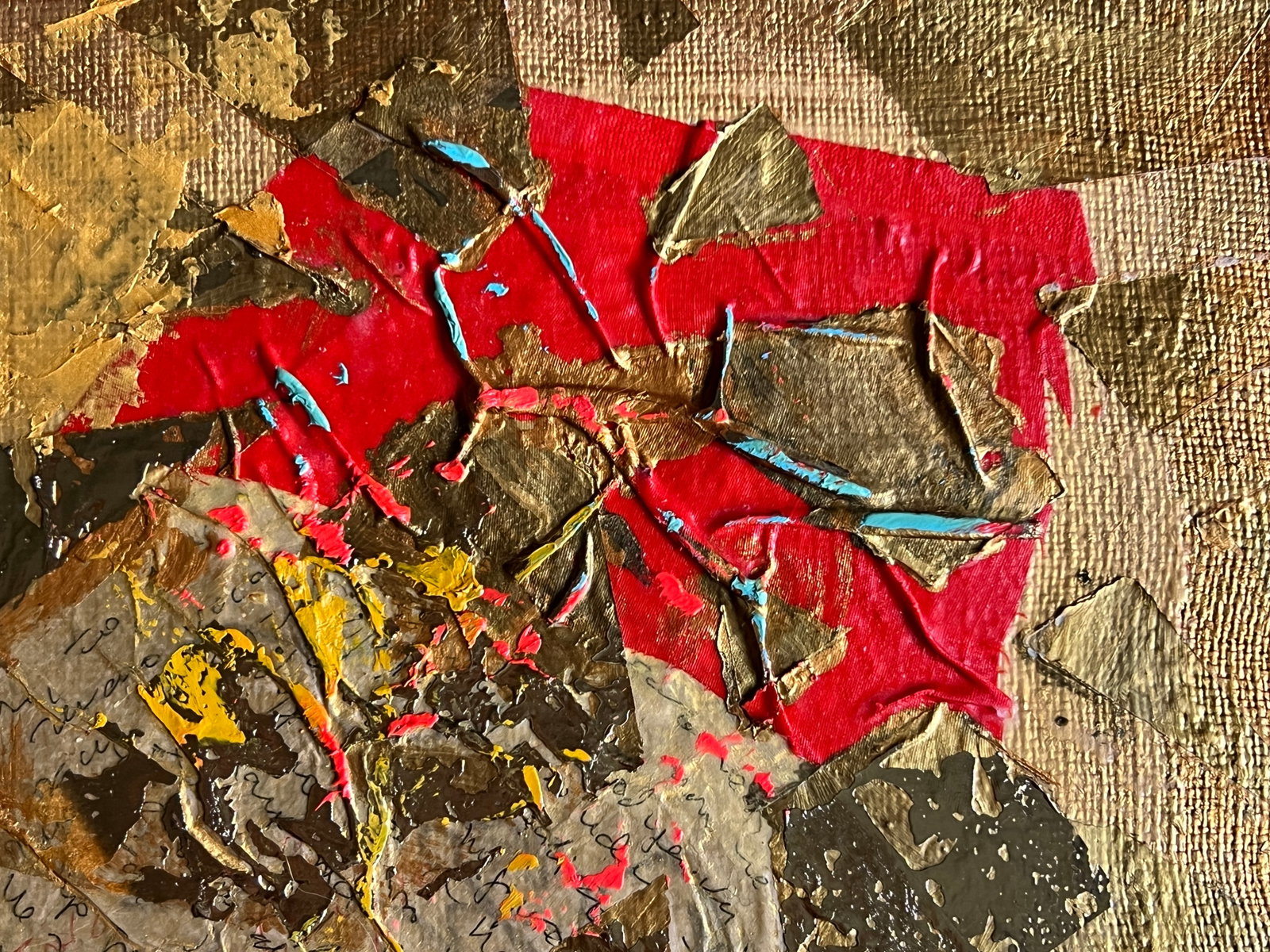 Perception Oil painting with frame gold K. Leonid - 5