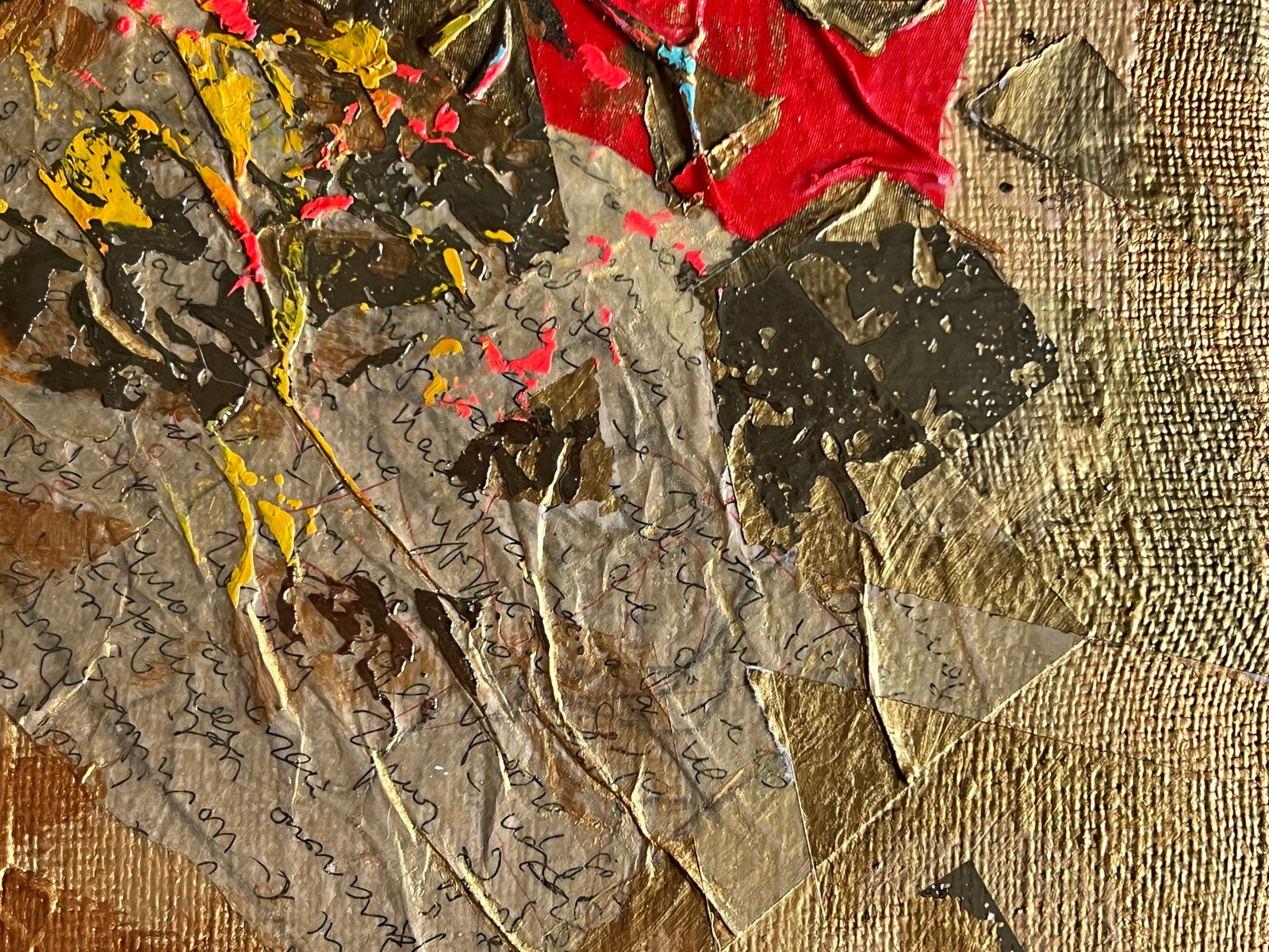 Perception Oil painting with frame gold K. Leonid - 6