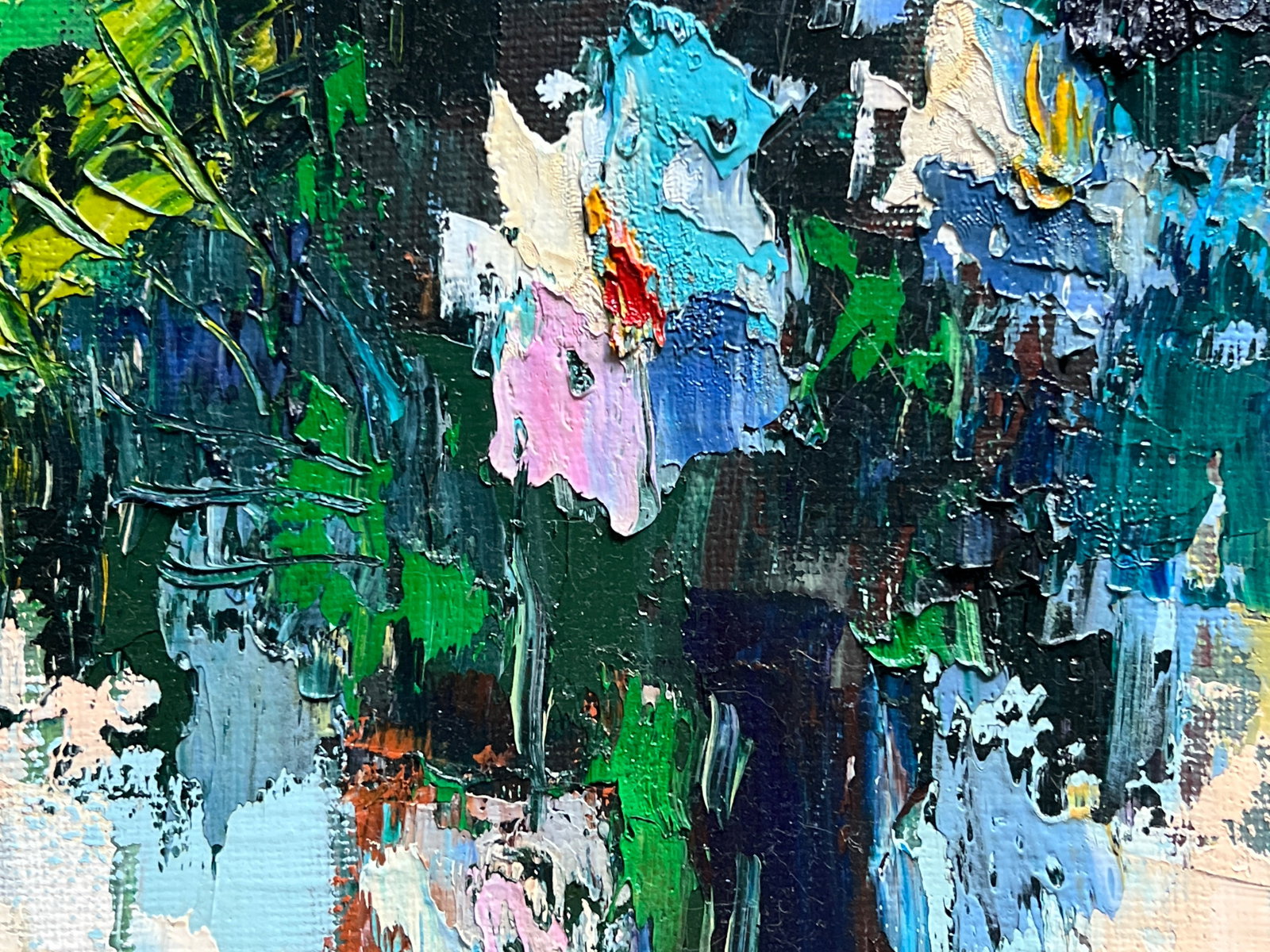 Oil painting with farme flowers K. Leonid - 7