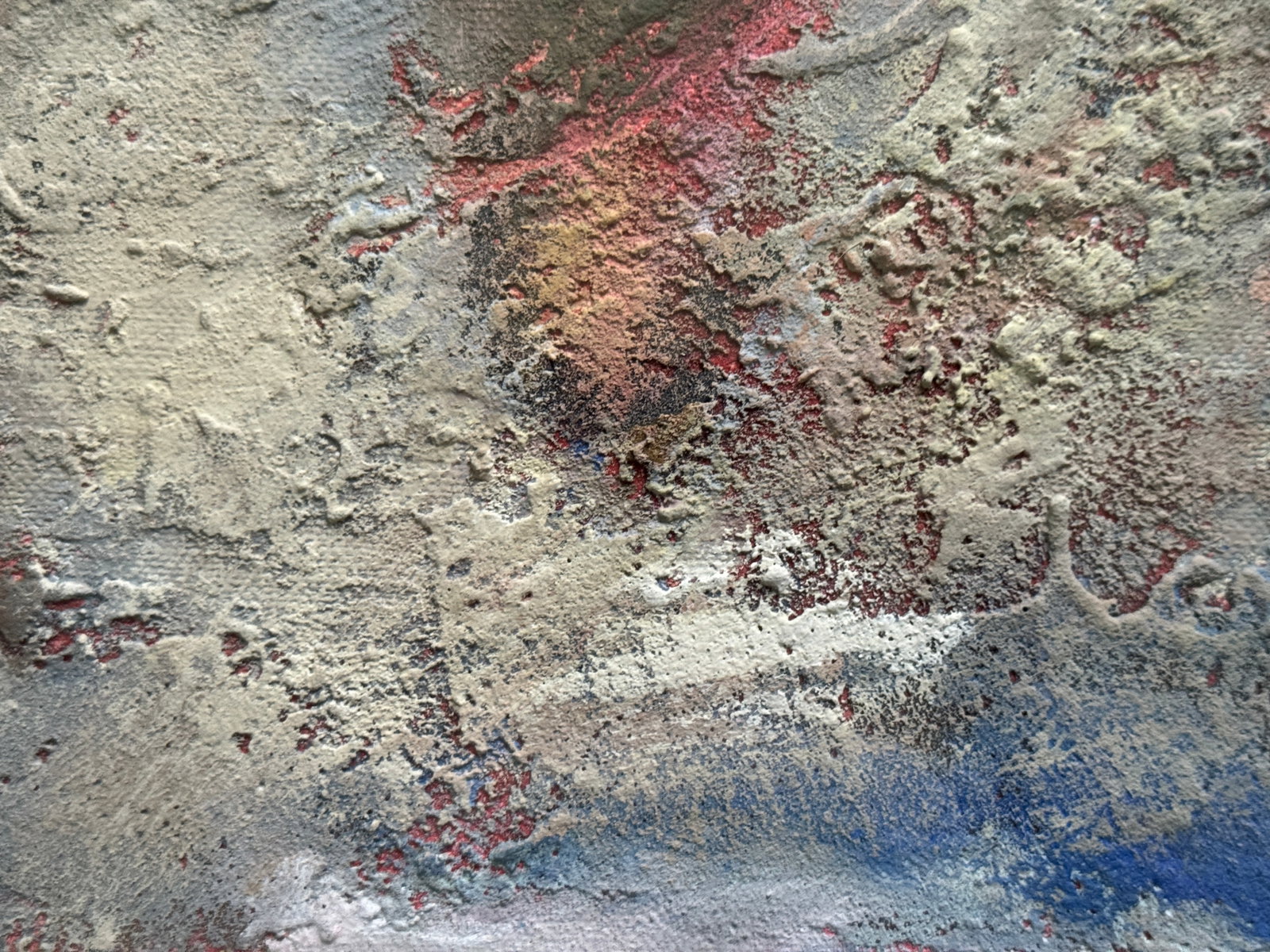Abstract Acrylic painting with frame Earth K. Leonid - 6