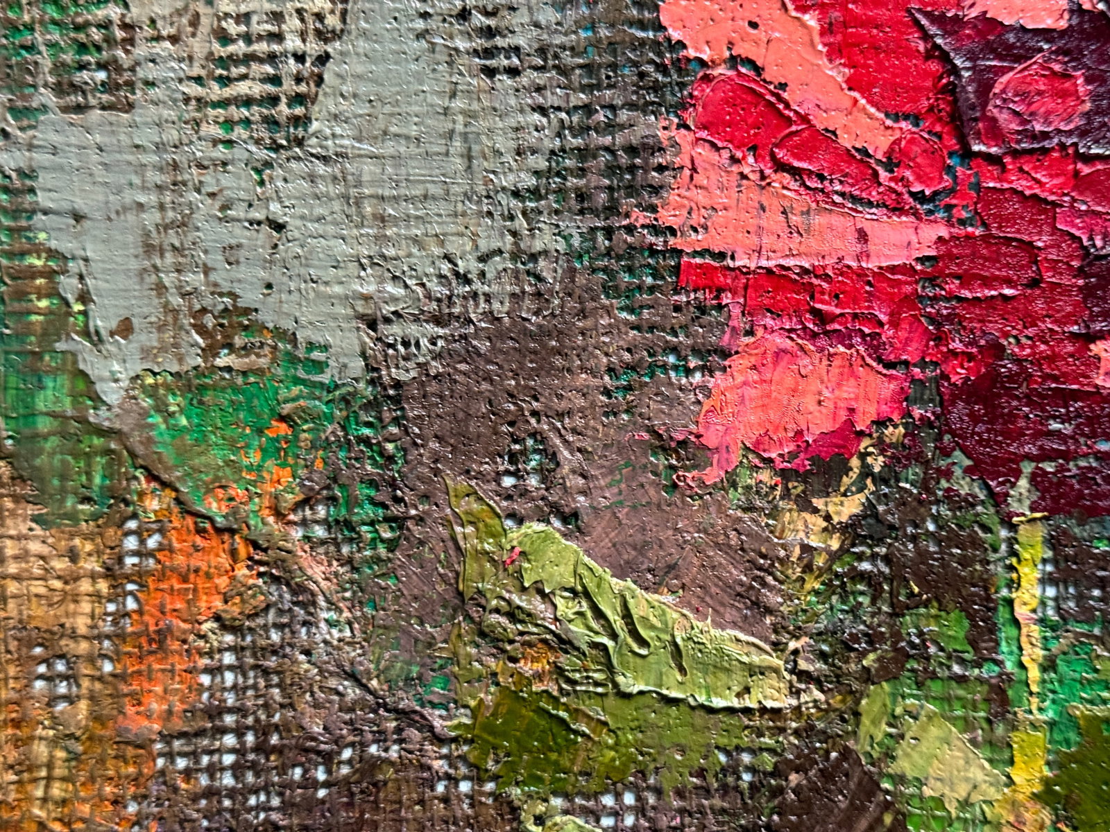 Oil painting flowers of the botanical garden K. Leonid - 3