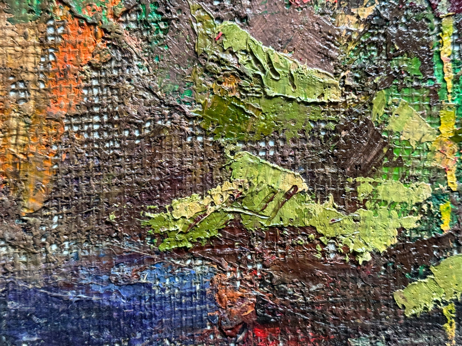 Oil painting flowers of the botanical garden K. Leonid - 4